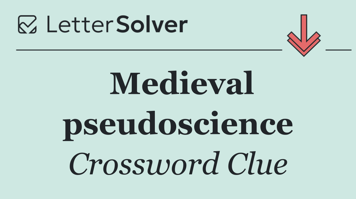 Medieval pseudoscience