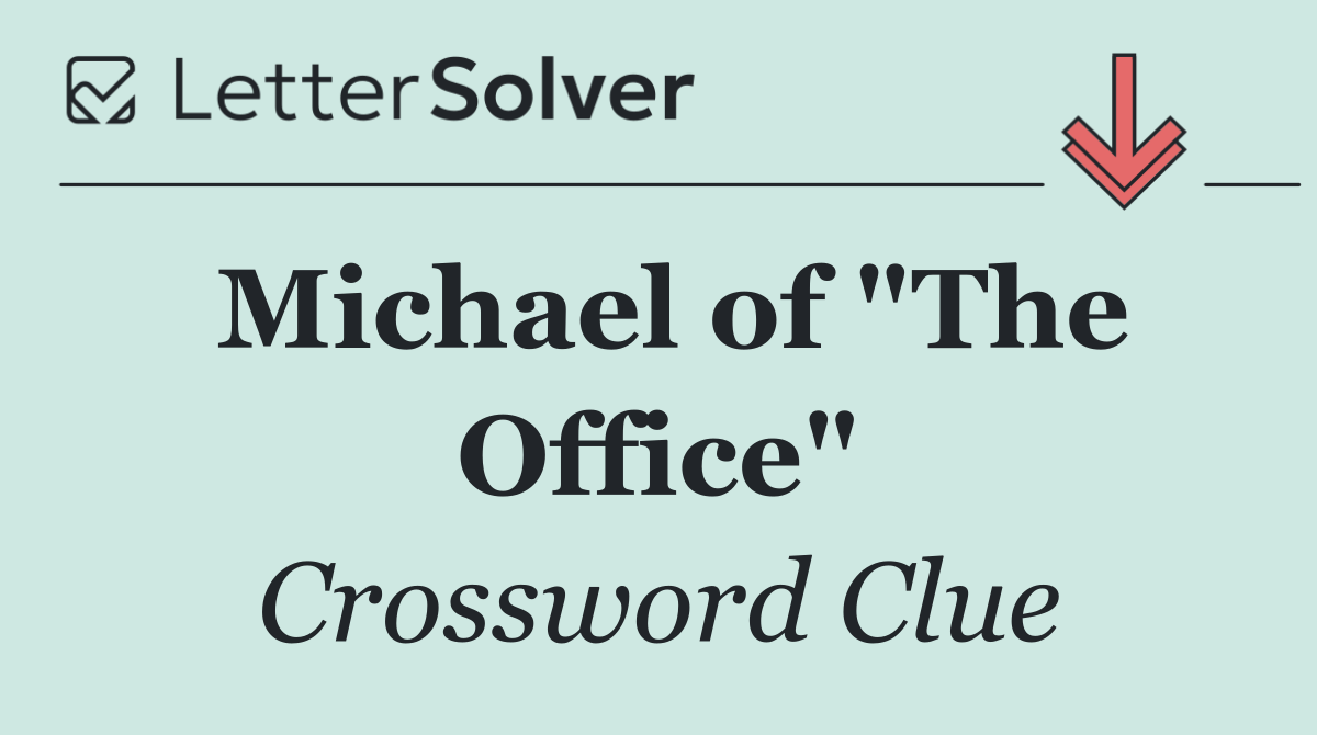 Michael of "The Office"