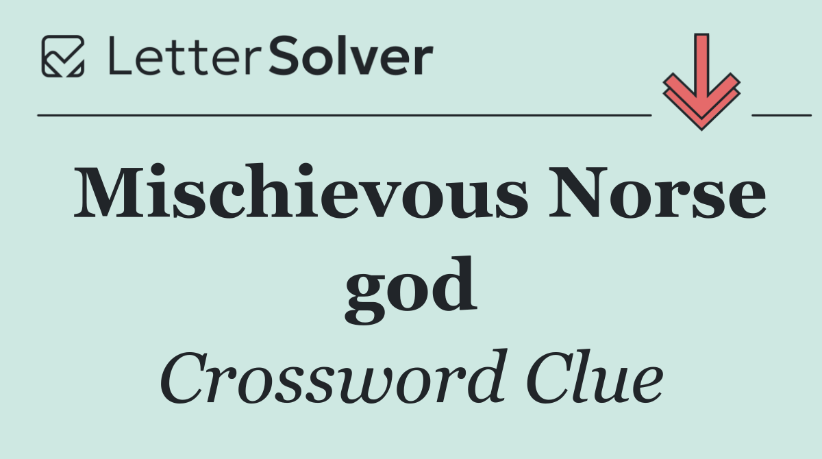 Mischievous Norse god