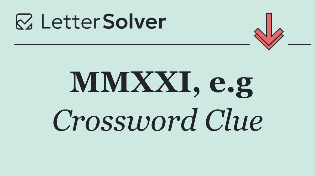 MMXXI, e.g