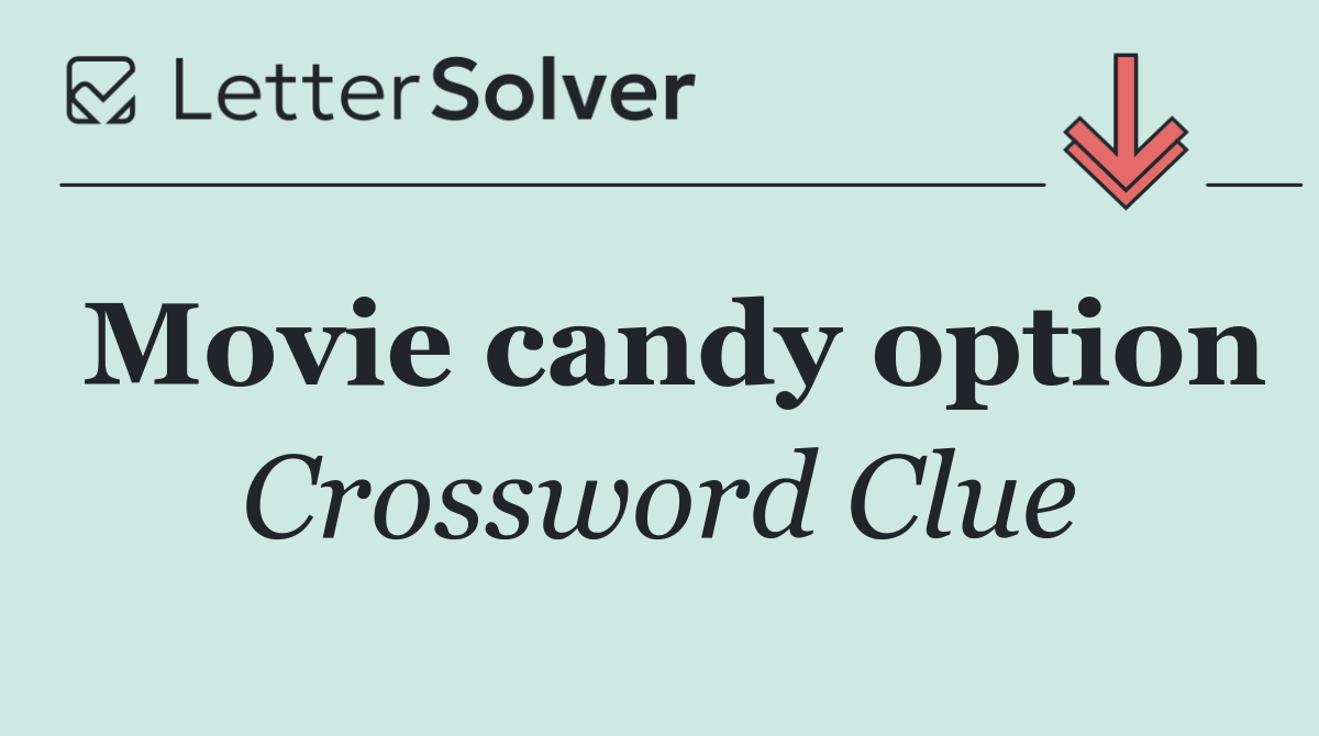 Movie candy option