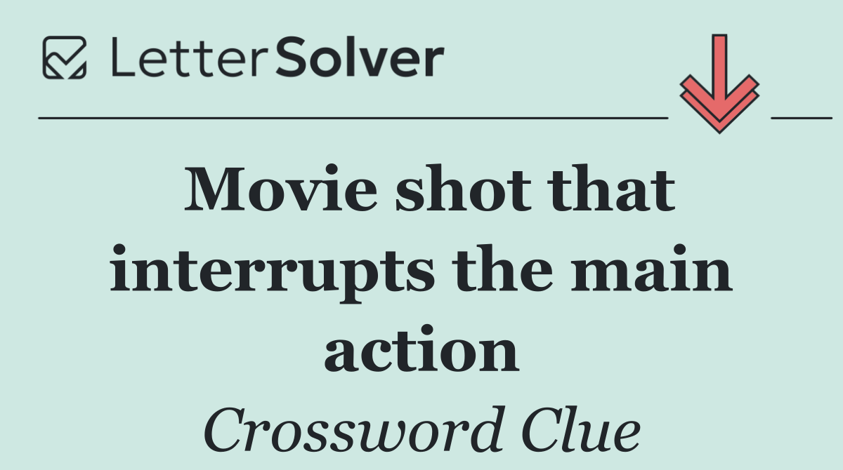 Movie shot that interrupts the main action