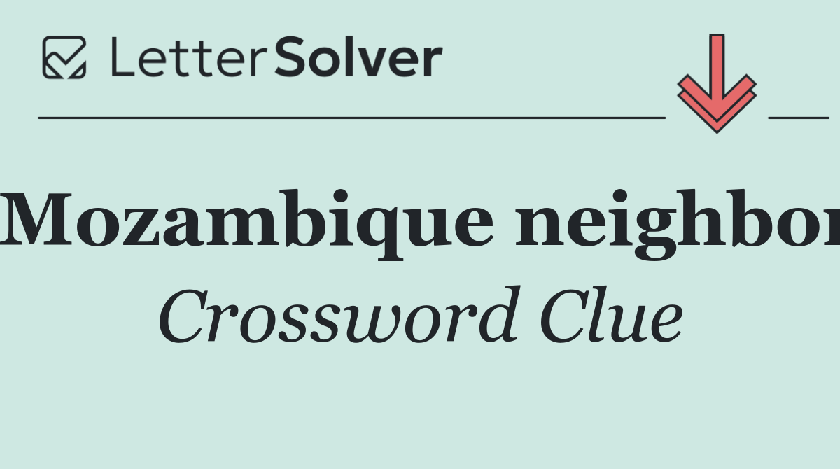 Mozambique neighbor