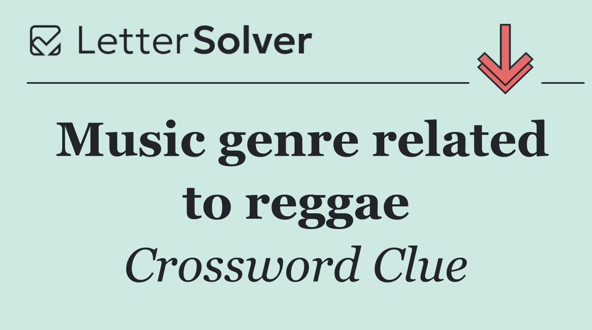 Music genre related to reggae