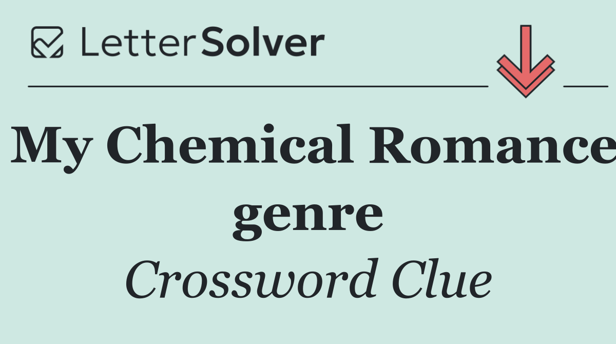 My Chemical Romance genre
