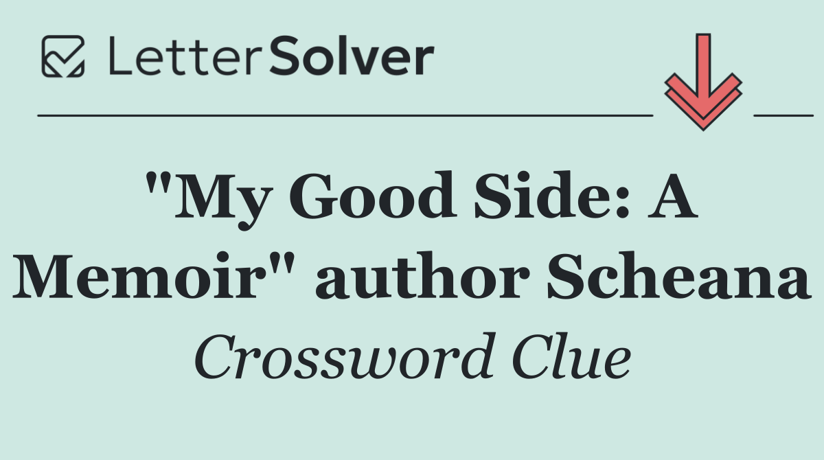 "My Good Side: A Memoir" author Scheana