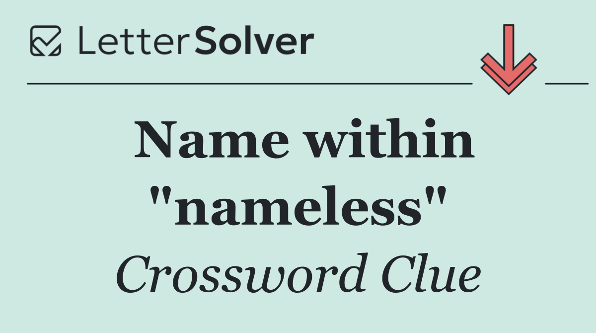Name within "nameless"