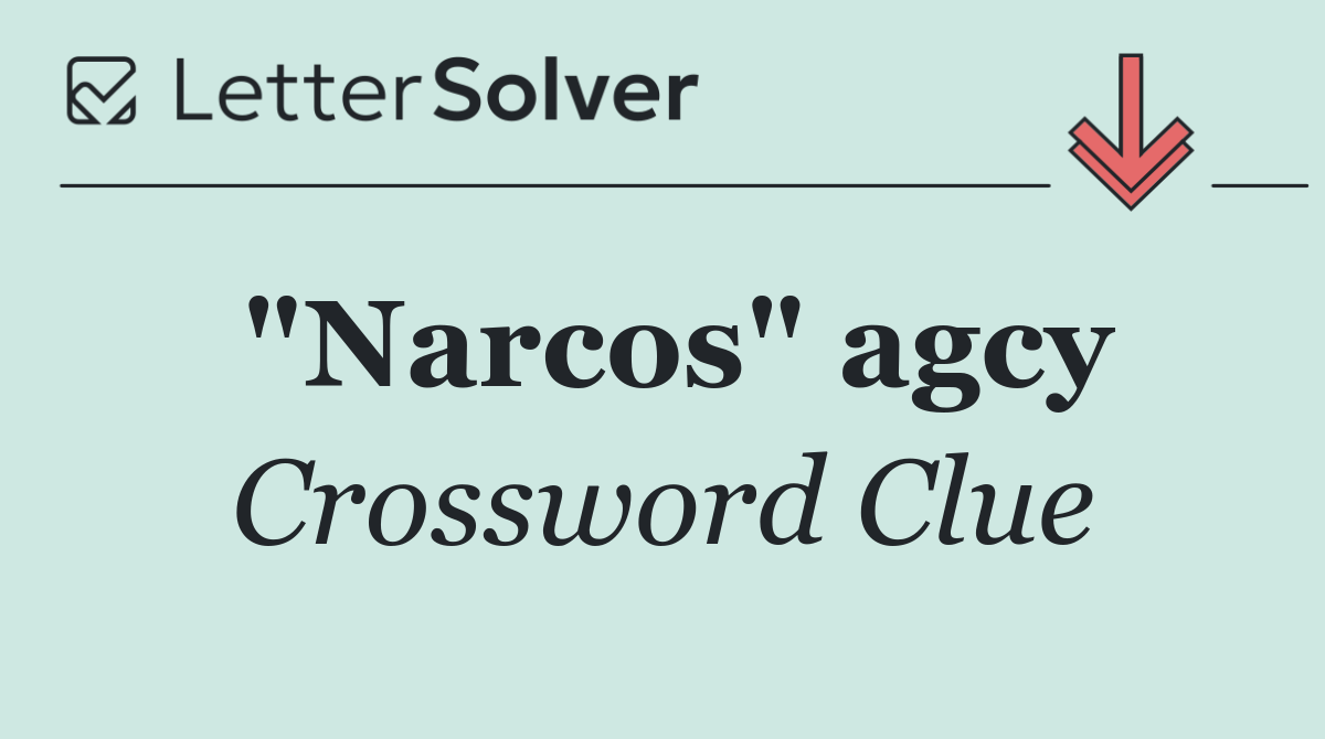 "Narcos" agcy