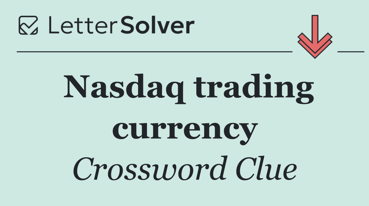 Nasdaq trading currency