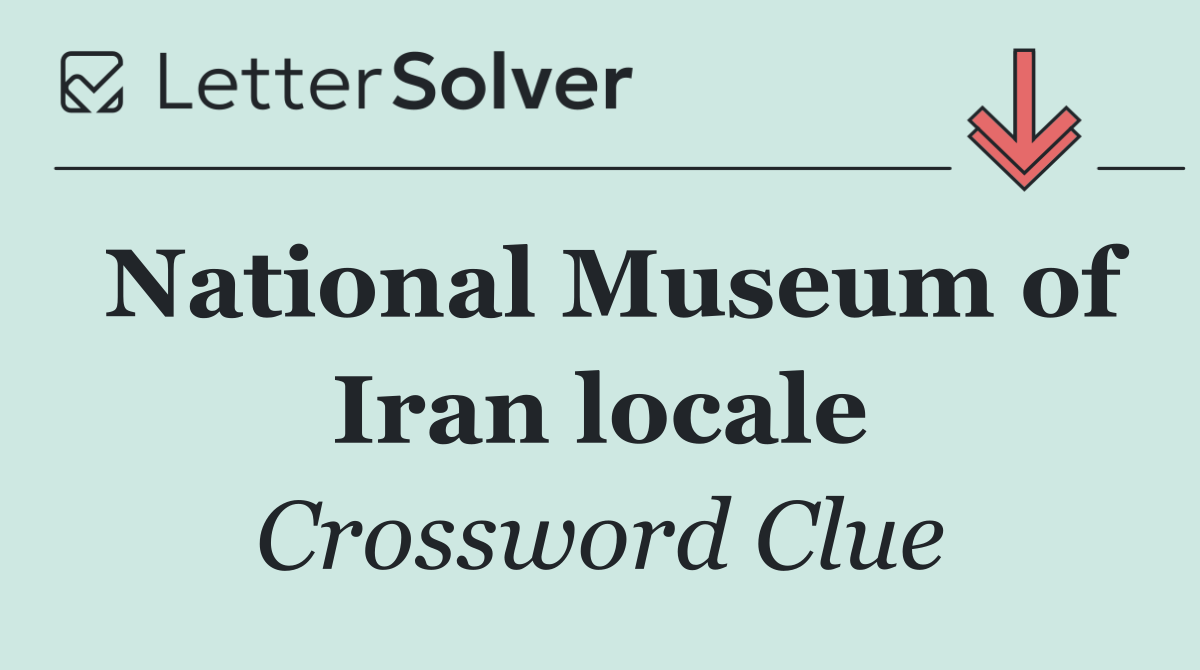 National Museum of Iran locale
