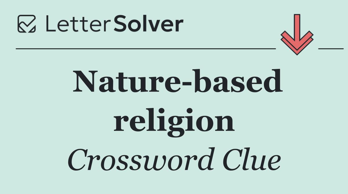 Nature based religion