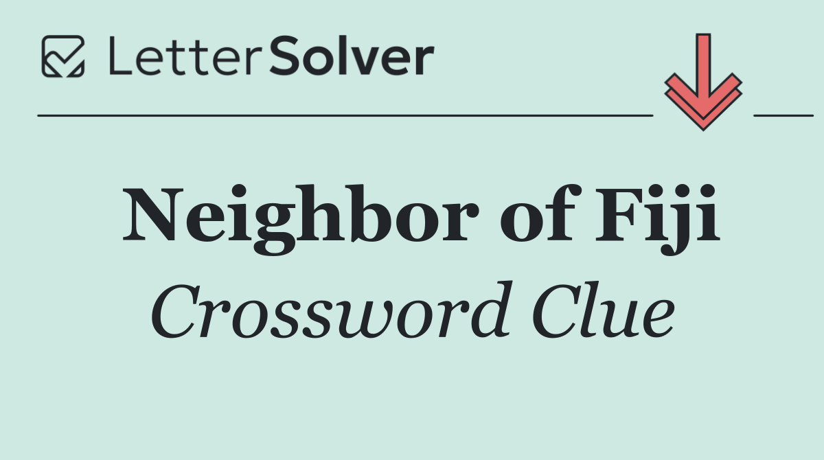 Neighbor of Fiji