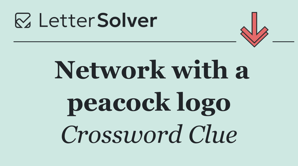 Network with a peacock logo