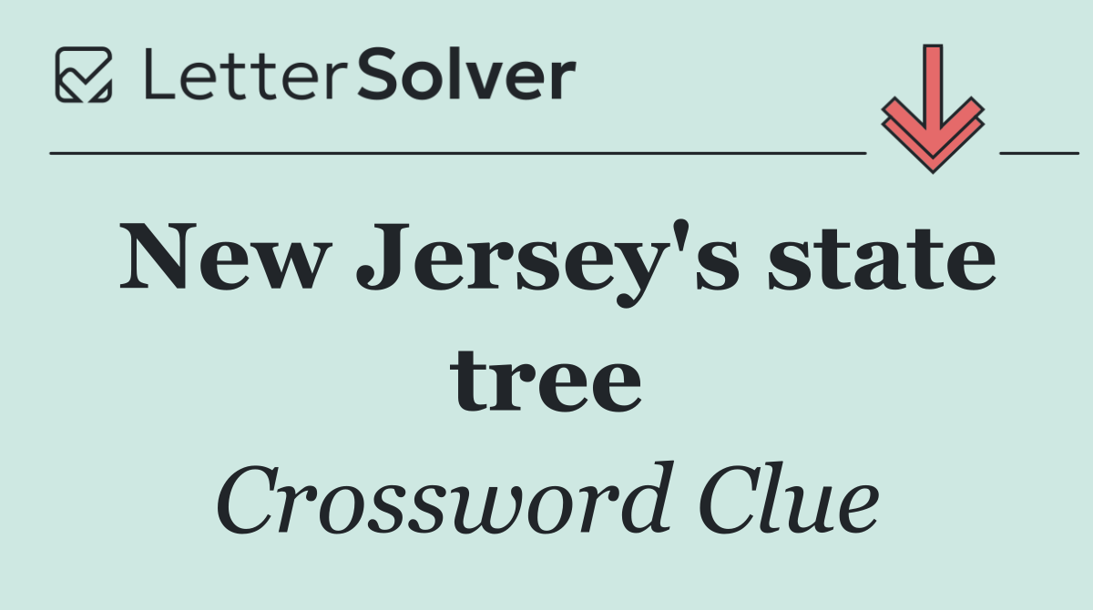 New Jersey's state tree