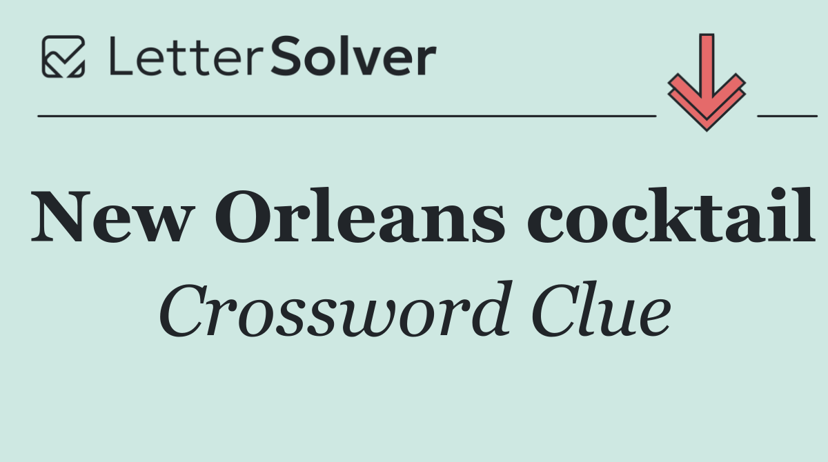 New Orleans cocktail