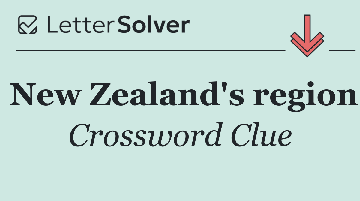 New Zealand's region