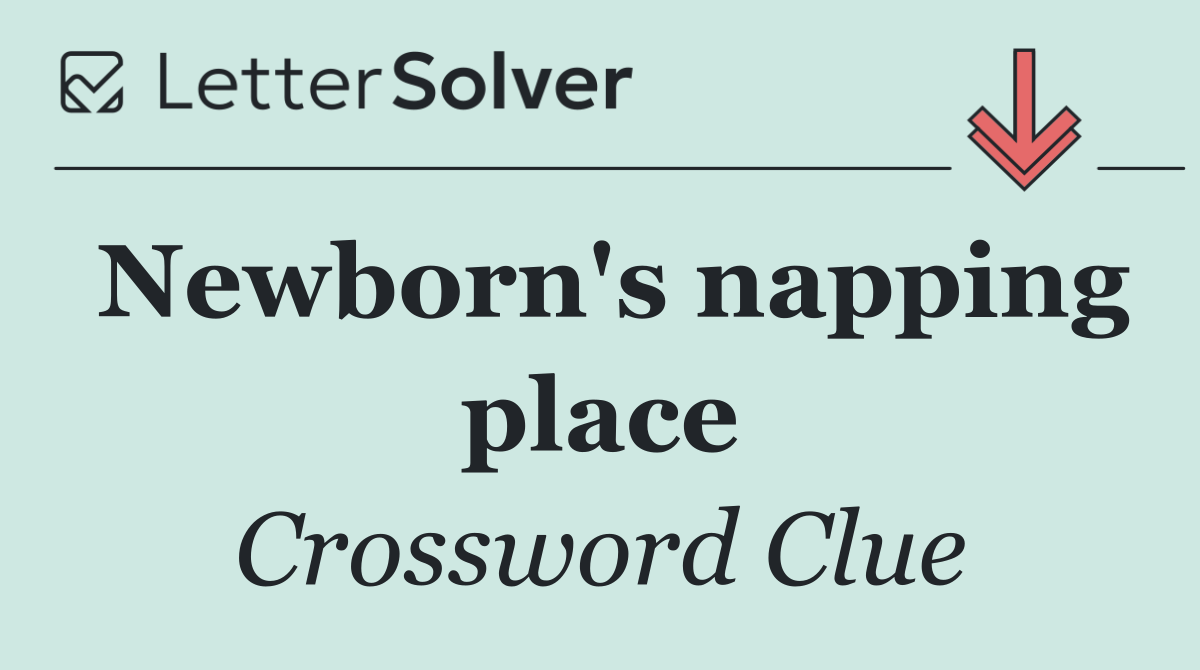 Newborn's napping place