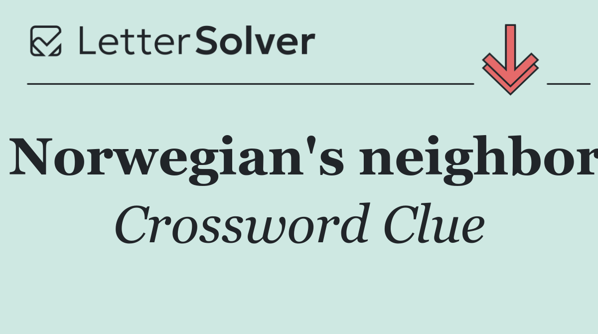 Norwegian's neighbor