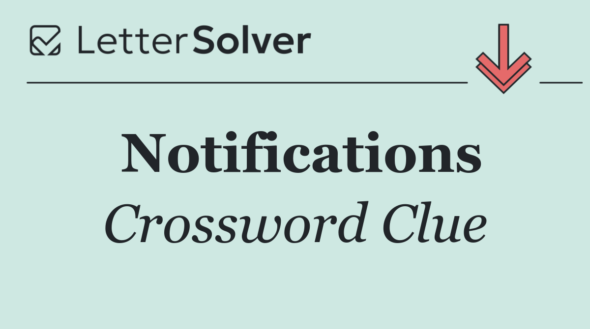 Notifications