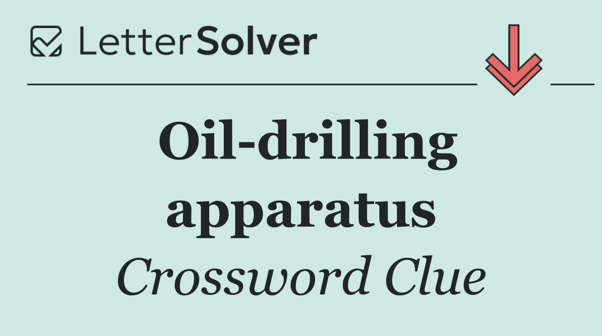 Oil drilling apparatus