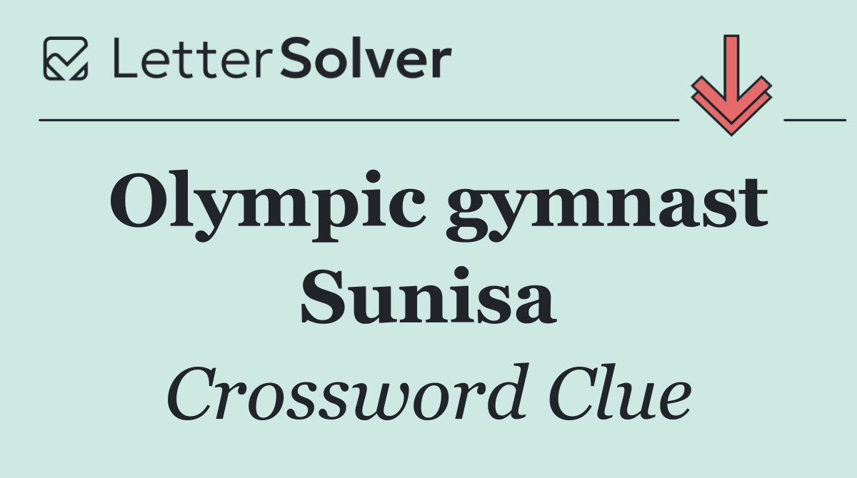 Olympic gymnast Sunisa