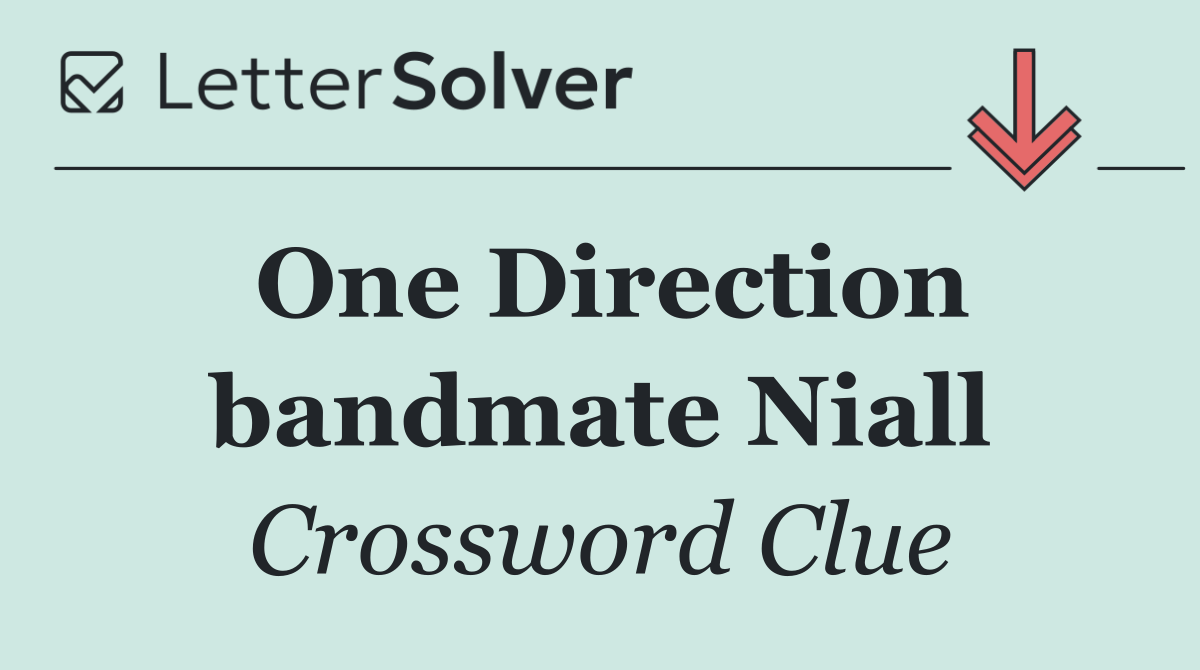 One Direction bandmate Niall