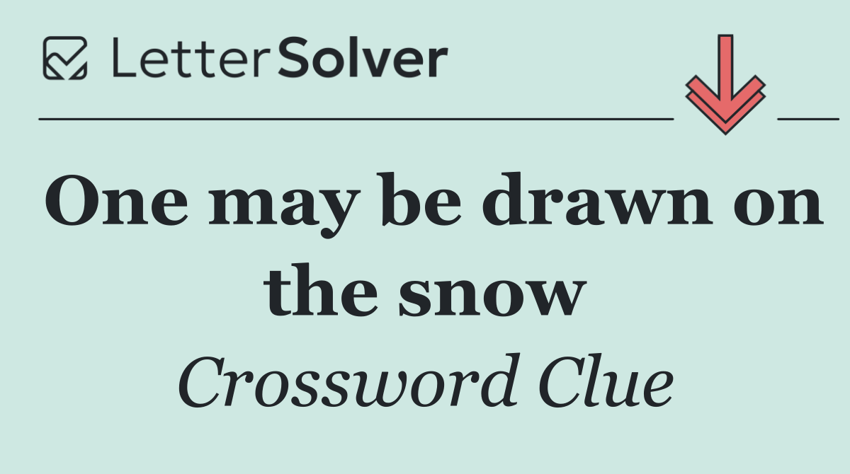 One may be drawn on the snow