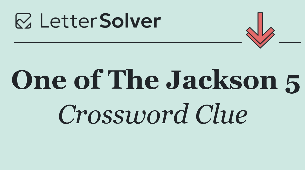 One of The Jackson 5