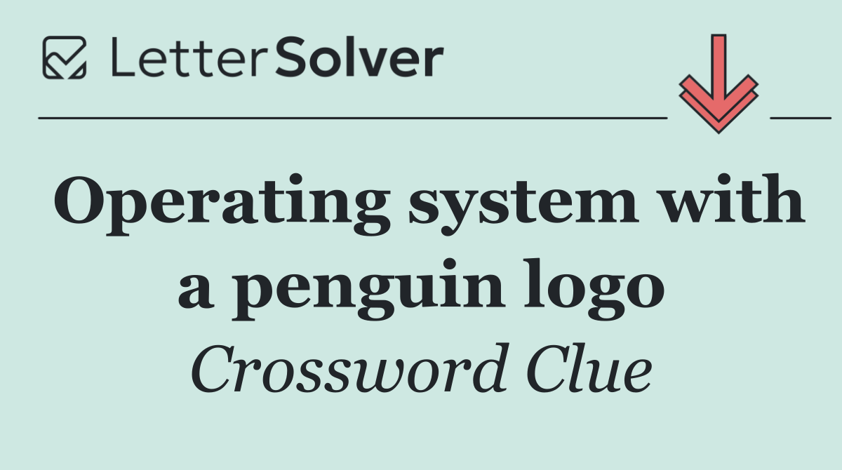 Operating system with a penguin logo
