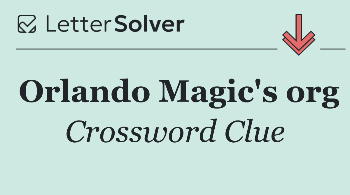 Orlando Magic's org