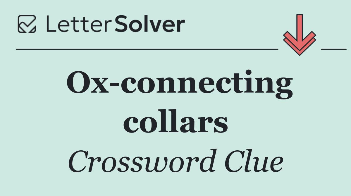 Ox connecting collars