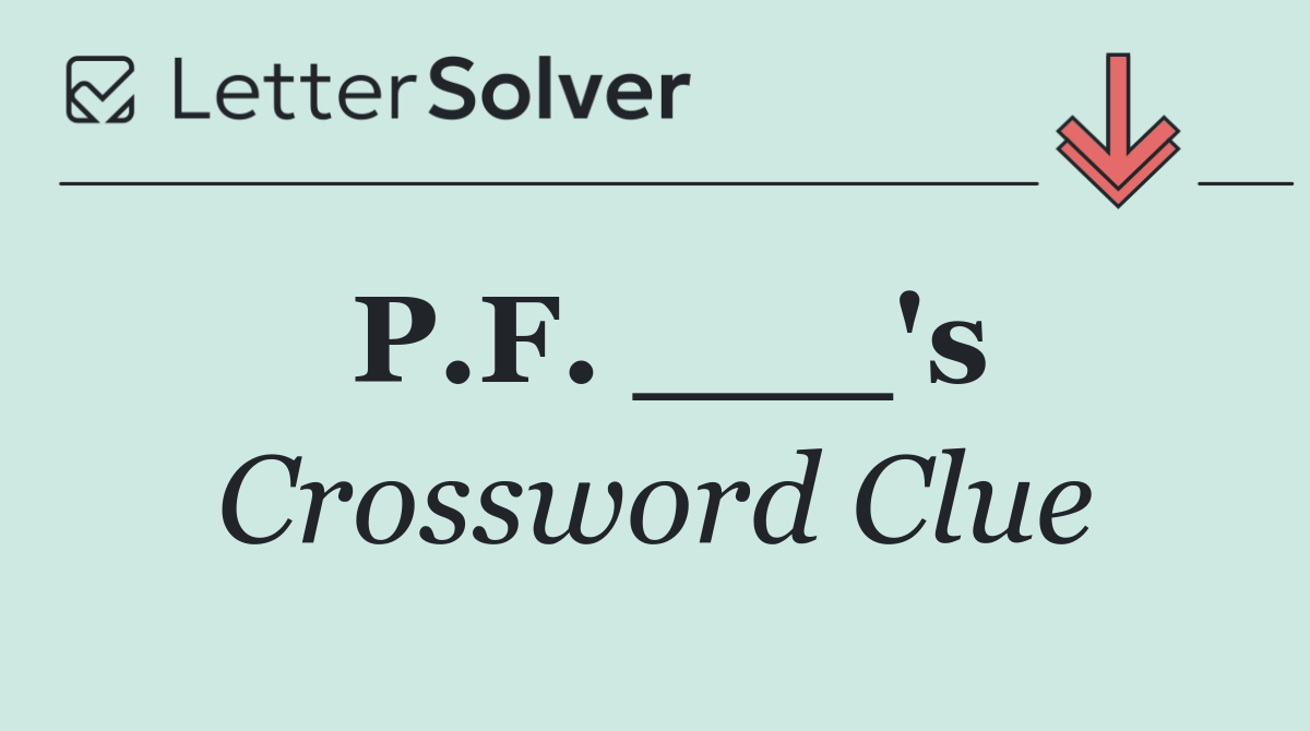 P.F. ___'s