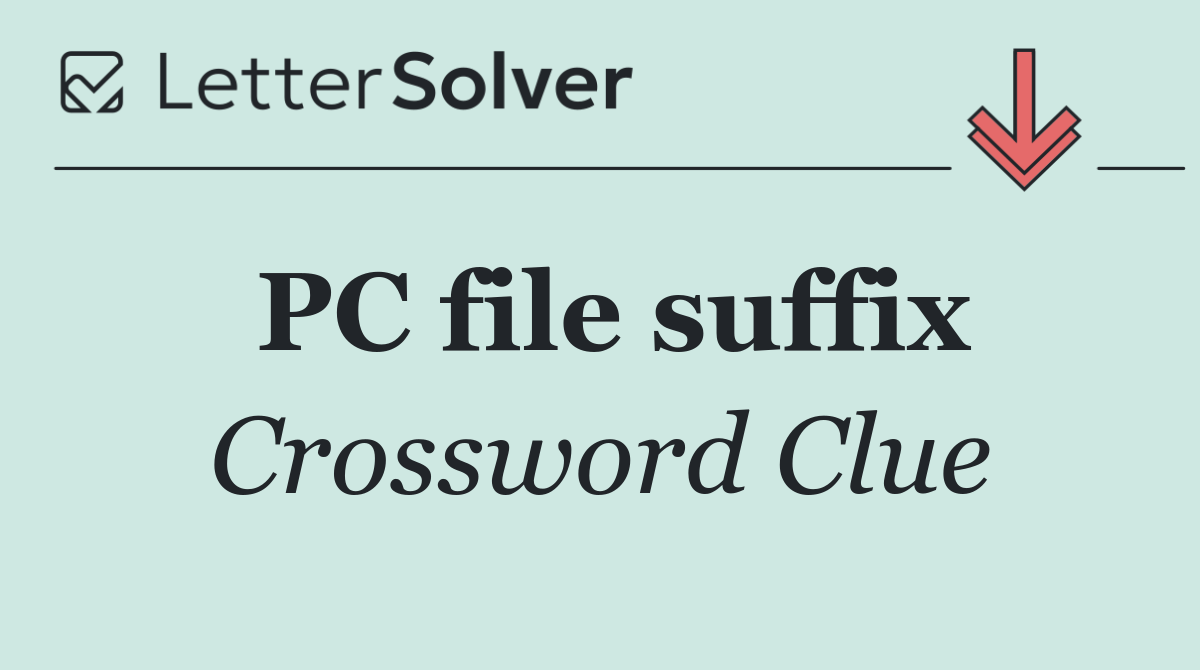 PC file suffix