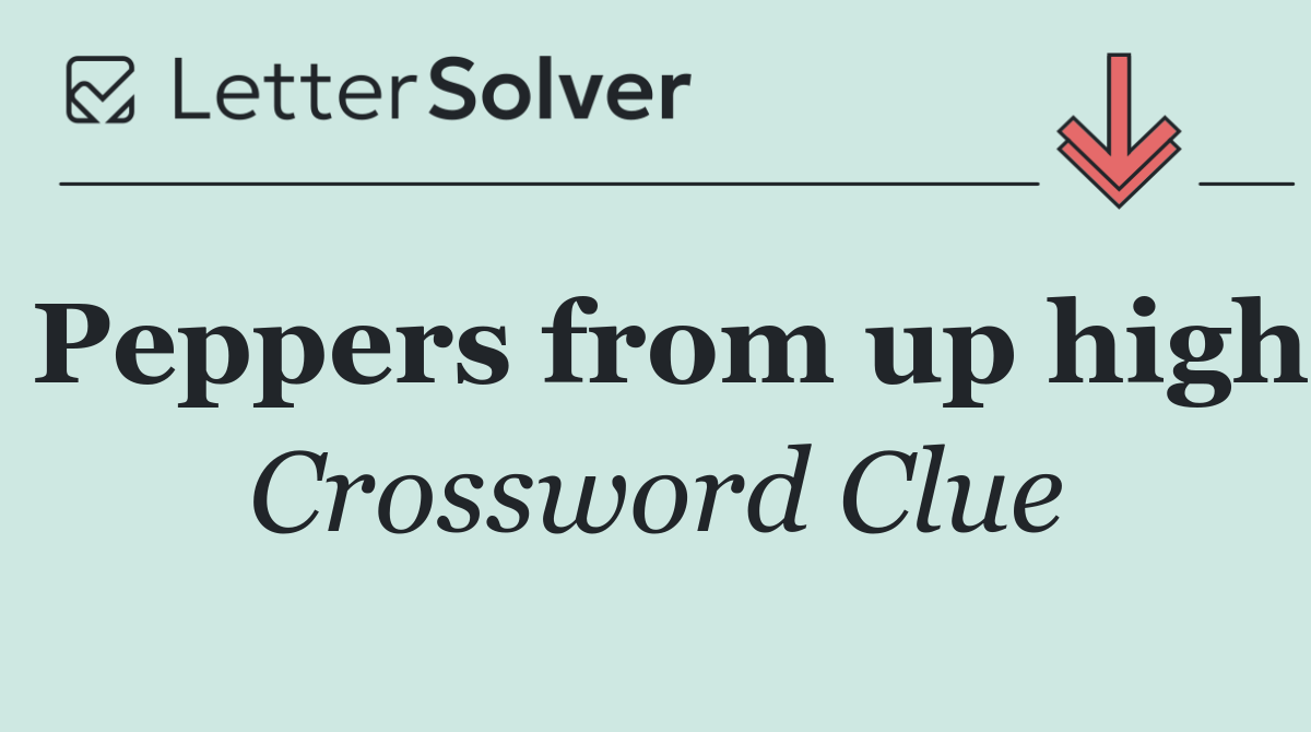 Peppers from up high