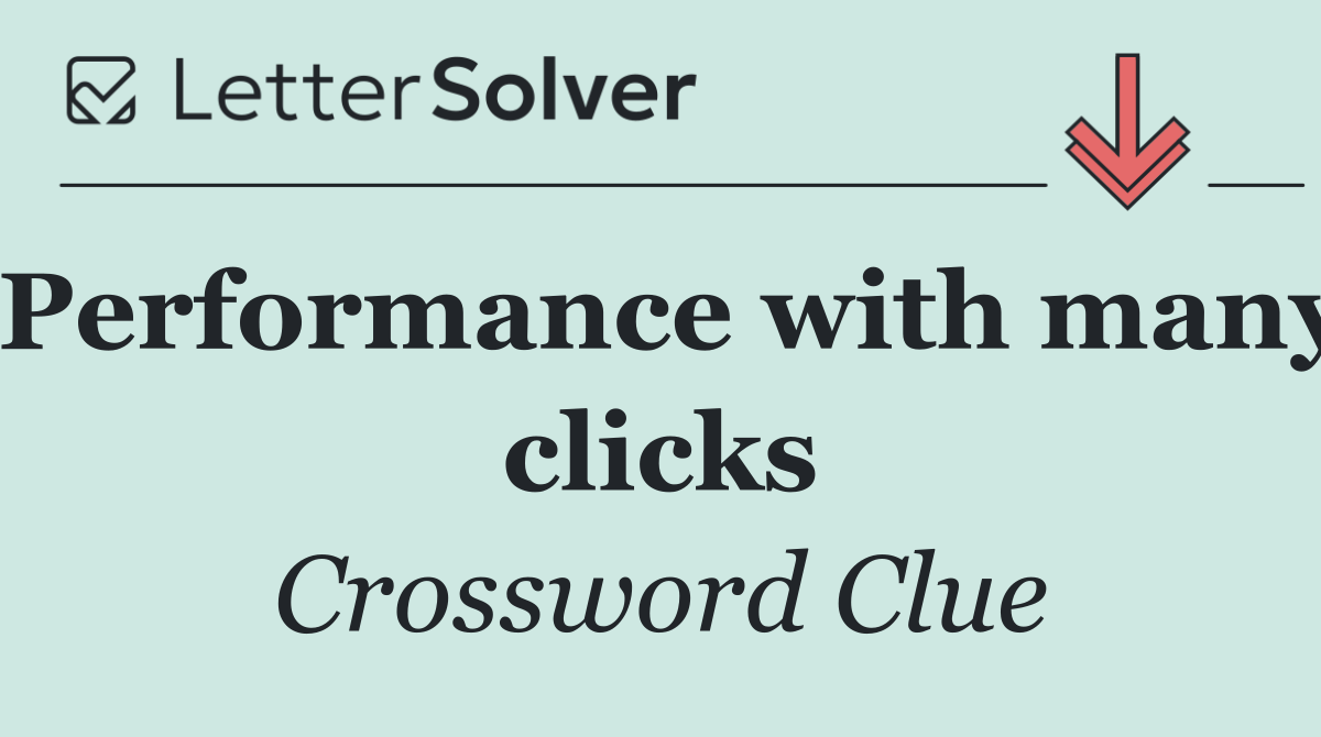 Performance with many clicks
