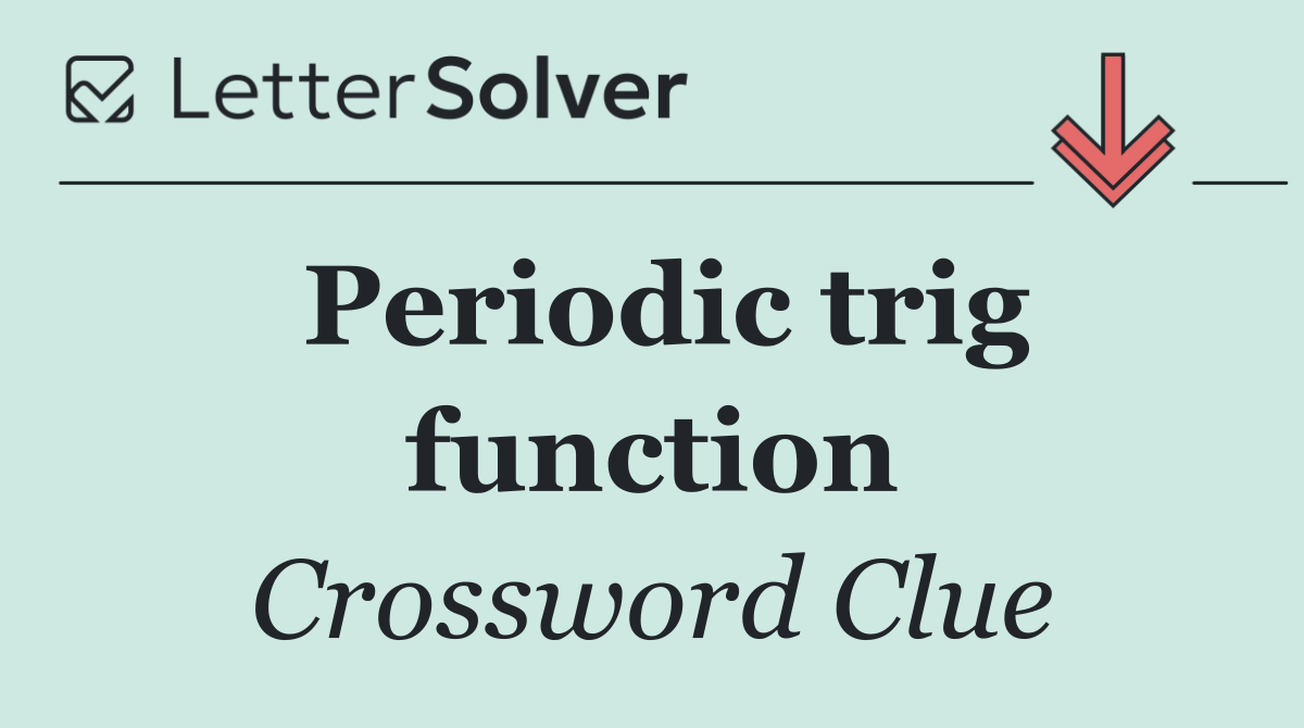 Periodic trig function