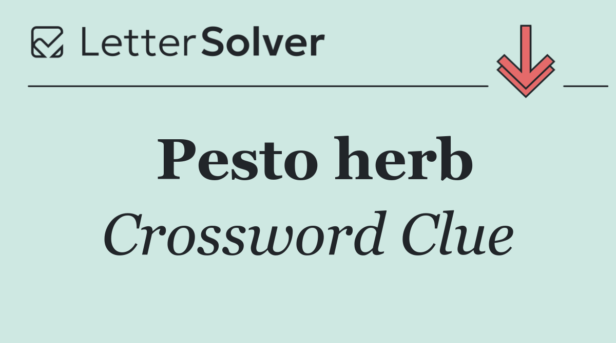 Pesto herb