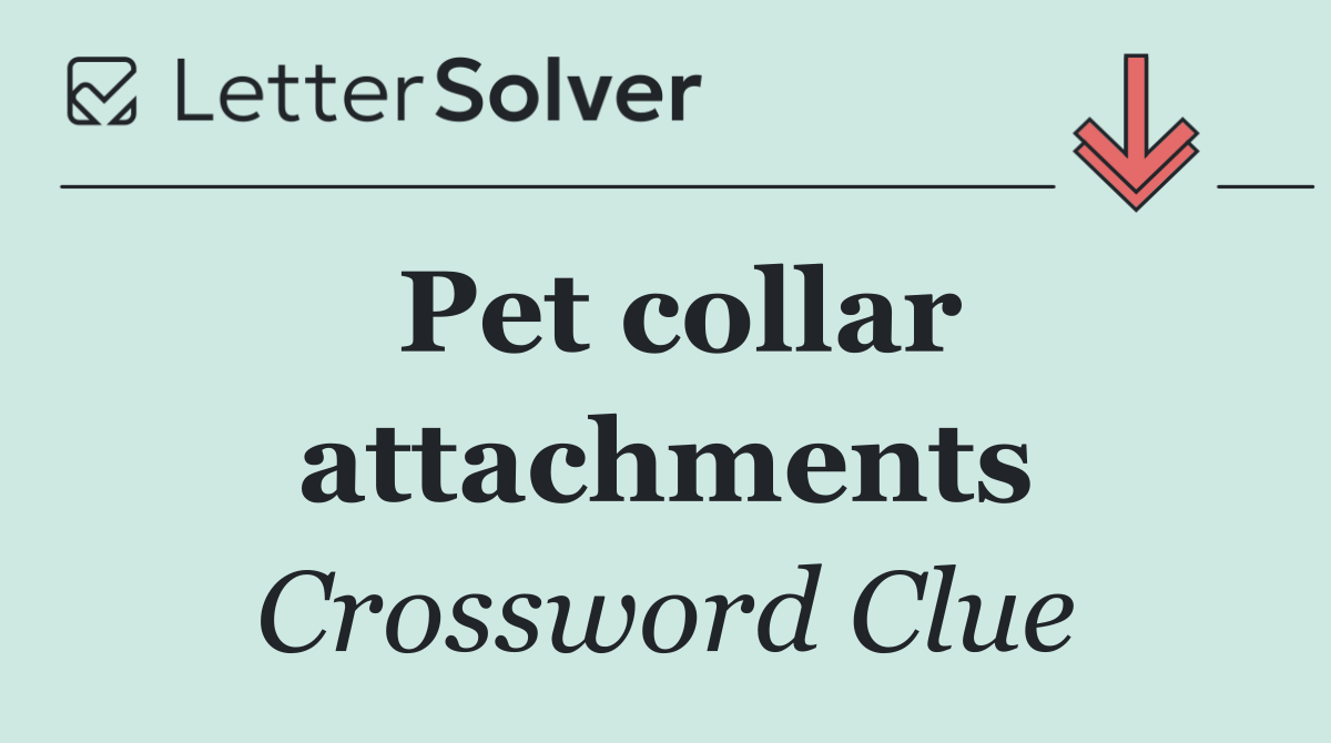 Pet collar attachments