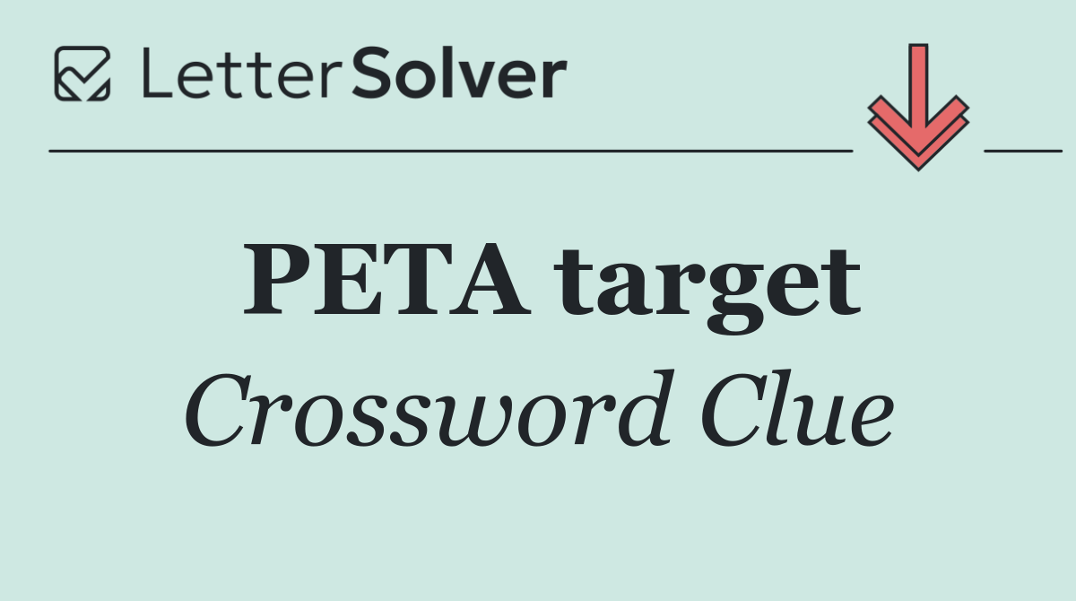PETA target