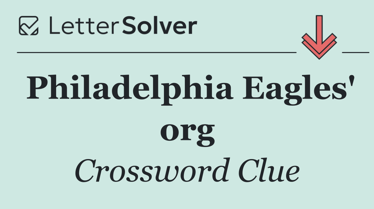 Philadelphia Eagles' org