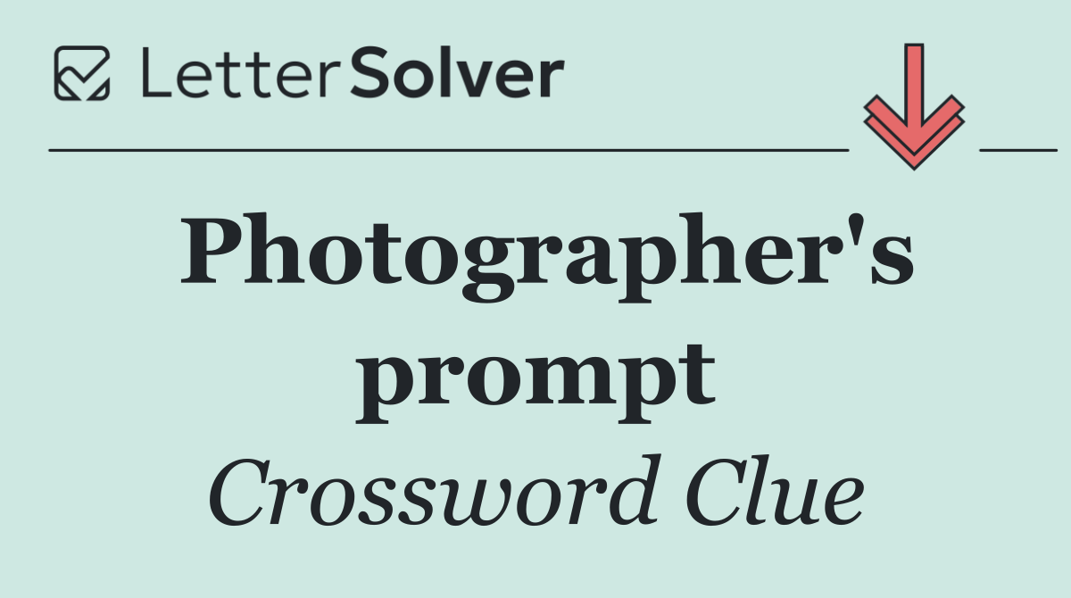 Photographer's prompt