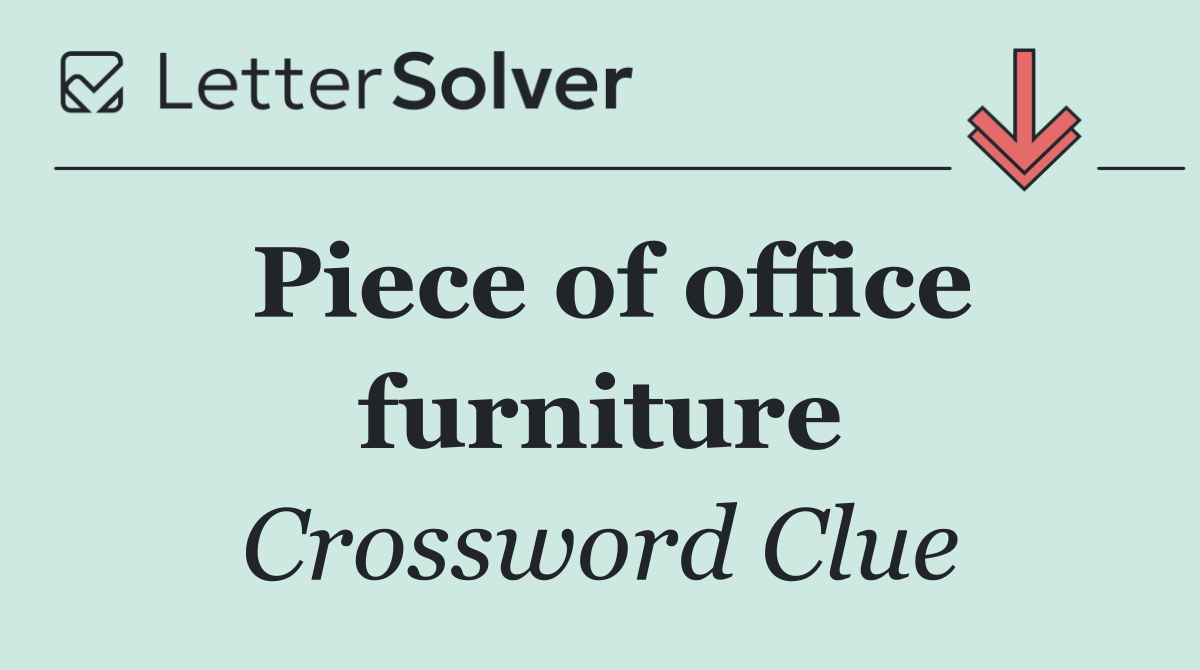 Piece of office furniture