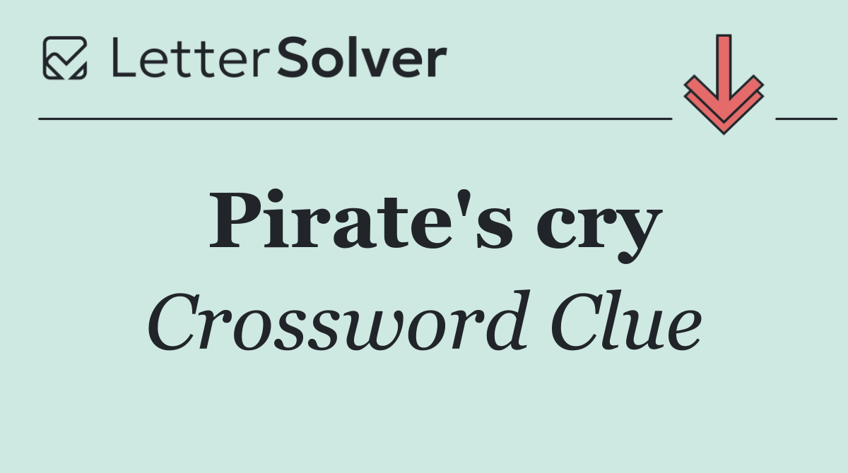 Pirate's cry