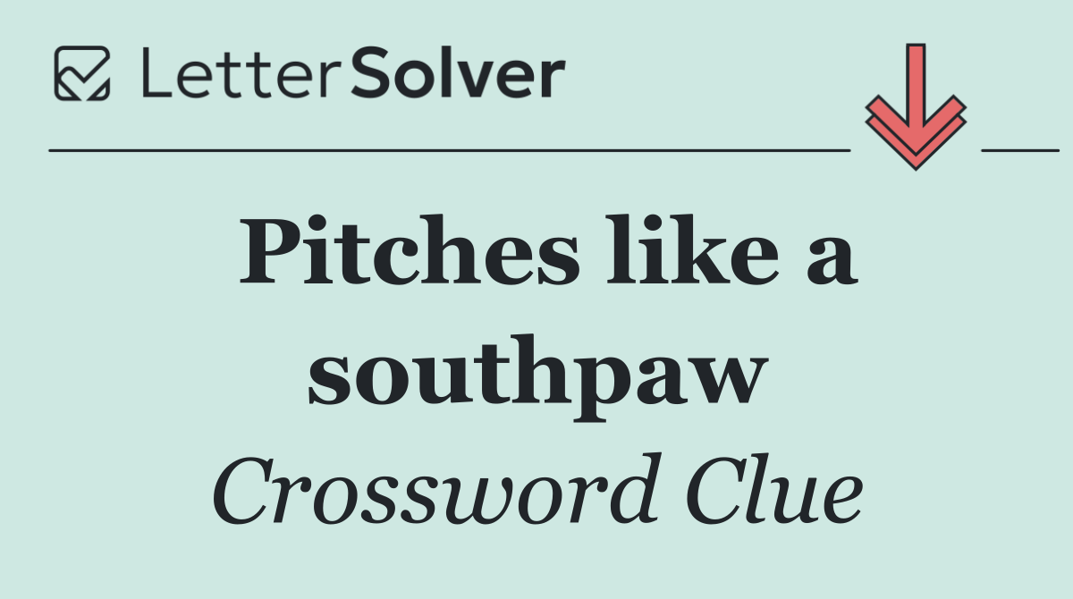 Pitches like a southpaw