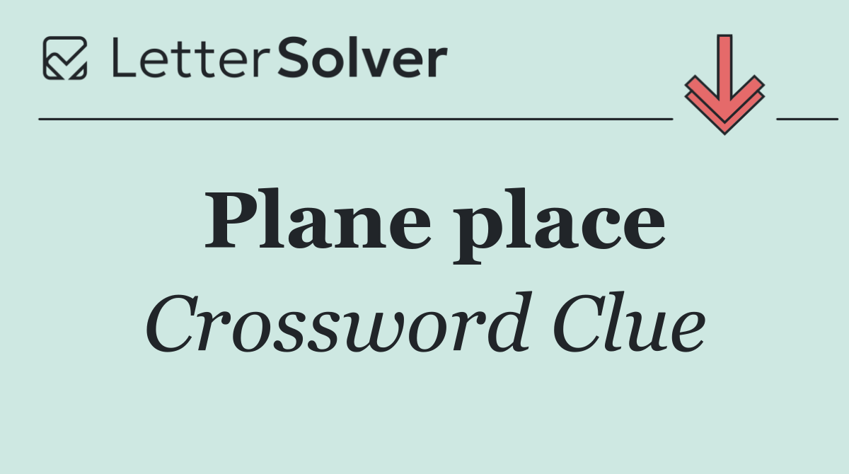 Plane place