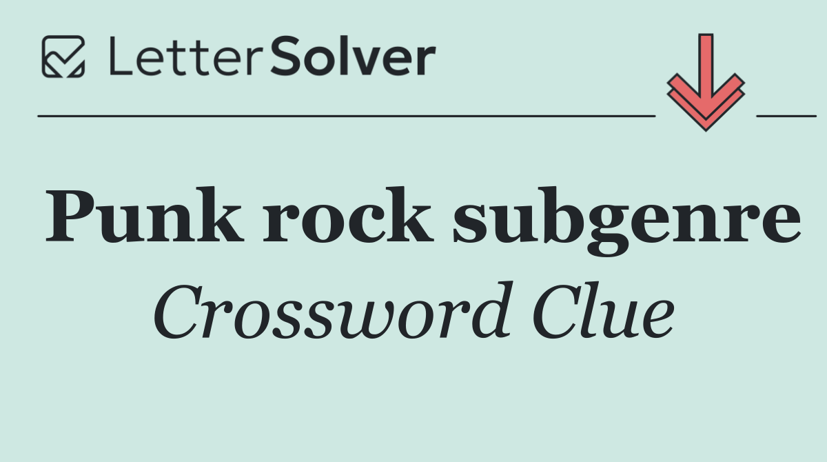 Punk rock subgenre