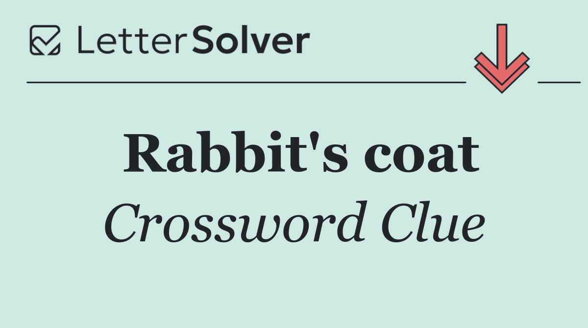 Rabbit's coat