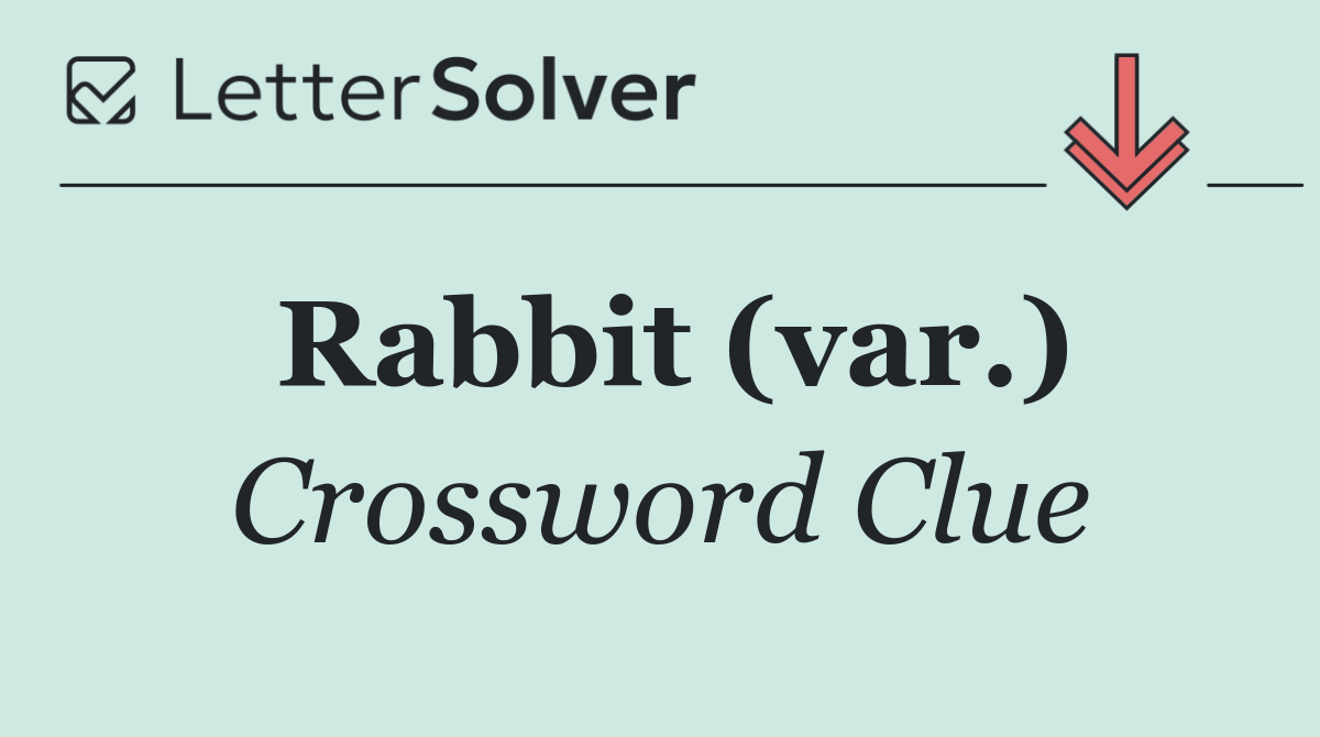 Rabbit (var.)