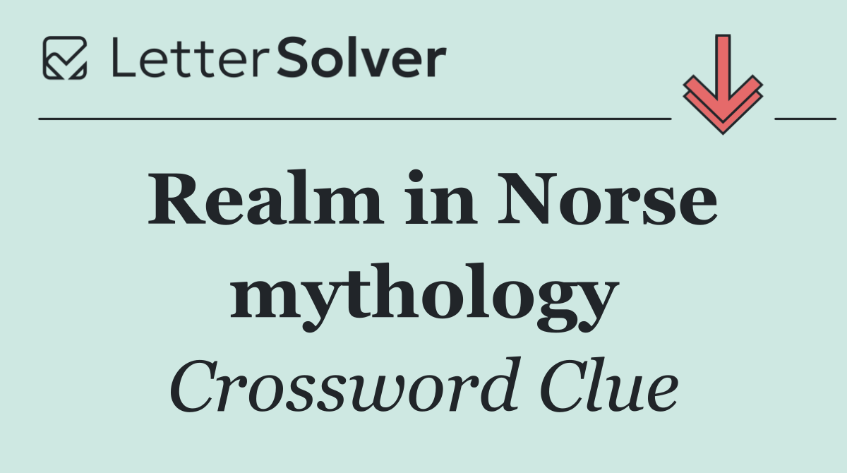 Realm in Norse mythology