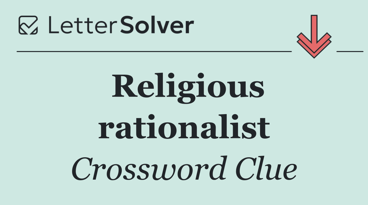 Religious rationalist